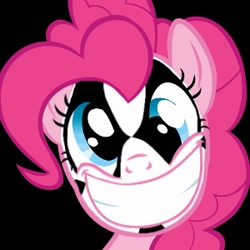 Size: 300x300 | Tagged: safe, artist:metabolikjeckel, pinkie pie, earth pony, pony, female, insane clown posse, mare, pink coat, solo