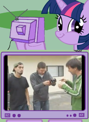 Size: 731x1002 | Tagged: safe, derpibooru import, twilight sparkle, david blaine, david blaine street magic, exploitable meme, street magic, tv meme, twiface