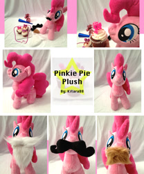 Size: 1125x1350 | Tagged: safe, artist:kitara88, pinkie pie, irl, photo, plushie