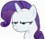 Size: 5922x5100 | Tagged: safe, artist:slb94, part of a set, rarity, pony, unicorn, absurd resolution, frown, simple background, solo, transparent background, unamused, vector