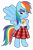 Size: 5800x8760 | Tagged: safe, artist:kuren247, derpibooru import, rainbow dash, pegasus, pony, absurd resolution, badass, bipedal, faic, hooves on hips, kilt, rainbow dash always dresses in style, rowdy roddy piper, show accurate, simple background, smug, smugdash, sports, standing, transparent background, tribute, vector, wrestling, wwe