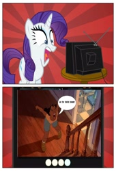 Size: 2400x3520 | Tagged: safe, rarity, pony, unicorn, lilo and stitch, meme, nani pelekai, tv meme