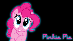 Size: 1920x1083 | Tagged: safe, pinkie pie, earth pony, pony, cute, diapinkes, grin, looking at you, smiling, solo, wallpaper