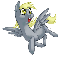 Size: 317x317 | Tagged: artist needed, safe, derpy hooves, pegasus, pony, female, happy, mare, solo