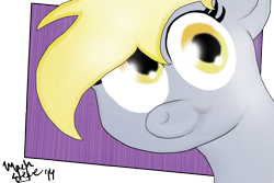 Size: 2500x1667 | Tagged: safe, artist:machstyle, derpy hooves, pegasus, pony, female, mare, simple background, solo, transparent background