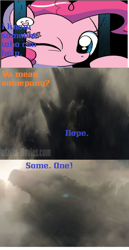 Size: 672x1304 | Tagged: safe, idw, pinkie pie, earth pony, kaiju, pony, godzilla, godzilla (series), godzilla 2014, text, wink