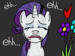 Size: 2048x1536 | Tagged: source needed, safe, artist:rare-rarity-fan, rarity, pony, unicorn, allergies, flower, sneezing, sneezing fetish, solo