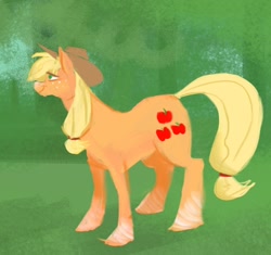 Size: 1280x1202 | Tagged: safe, artist:egriz, applejack, earth pony, pony, female, mare, solo, unshorn fetlocks