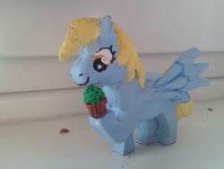 Size: 640x480 | Tagged: safe, artist:balthazar147, derpy hooves, pegasus, pony, baked bads, cupcake, custom, female, food, irl, mare, photo, solo
