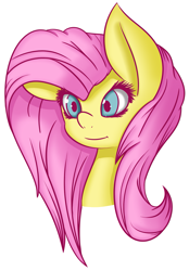 Size: 1155x1658 | Tagged: safe, artist:color-spark, fluttershy, pegasus, pony, female, mare, pink mane, solo, yellow coat