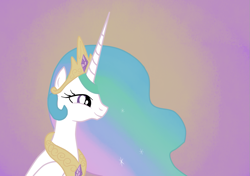 Size: 853x600 | Tagged: safe, artist:ced75, princess celestia, alicorn, pony, female, mare, smiling, solo