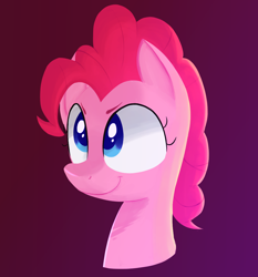 Size: 1008x1080 | Tagged: safe, artist:january3rd, pinkie pie, earth pony, pony, bust, portrait, solo