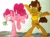 Size: 1024x767 | Tagged: safe, artist:pitterpaint, cheese sandwich, pinkie pie, earth pony, pony, pinkie pride, cheesepie, female, male, shipping, straight, traditional art, watermark