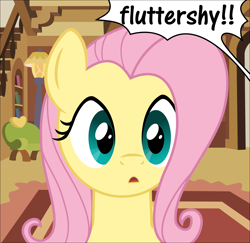 Size: 4003x3897 | Tagged: safe, artist:matty4z, fluttershy, pegasus, pony, cropped, female, mare, solo