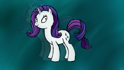 Size: 3840x2160 | Tagged: safe, artist:katsu, rarity, pony, unicorn, female, horn, mare, solo, white coat