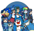 Size: 800x715 | Tagged: safe, artist:mighty355, derpibooru import, rainbow dash, equestria girls, blue, crossover, doraemon, fire emblem, fire emblem: awakening, globox, greninja, izumi konata, lana, lucina, lucky star, megaman, piplup, pokémon, popplio, rayman, simple background, sonic the hedgehog, sonic the hedgehog (series), transparent background