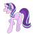 Size: 1200x1200 | Tagged: safe, artist:kojiro-musashi, starlight glimmer, pony, unicorn, female, looking back, mare, open mouth, simple background, smiling, solo, transparent background