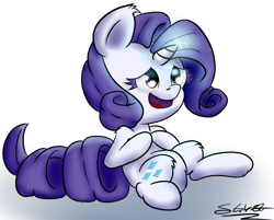 Size: 980x786 | Tagged: safe, artist:schizophrenicghost, rarity, pony, unicorn, female, glowing horn, horn, mare, signature, simple background, solo, transparent background