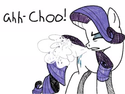 Size: 2048x1536 | Tagged: safe, rarity, pony, unicorn, nostrils, sneeze cloud, sneezing, sneezing fetish, solo