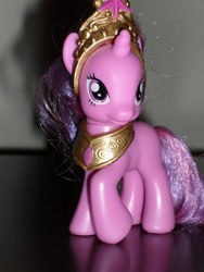 Size: 774x1032 | Tagged: safe, artist:miseriatenebrisumbra, derpibooru import, twilight sparkle, twilight sparkle (alicorn), alicorn, pony, brushable, solo, toy