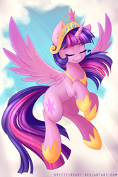 Size: 1200x1800 | Tagged: safe, artist:spittfireart, derpibooru import, twilight sparkle, twilight sparkle (alicorn), alicorn, pony, big crown thingy, female, mare, princess shoes, solo