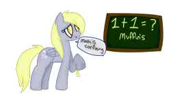 Size: 1920x1080 | Tagged: safe, artist:kaimillerlps, derpy hooves, pegasus, pony, female, mare, math, solo