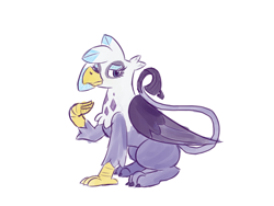 Size: 1024x768 | Tagged: safe, artist:tanmansmantan, rarity, griffon, griffonized, solo, species swap