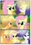 Size: 1741x2500 | Tagged: safe, artist:pyruvate, applejack, fluttershy, rarity, earth pony, pegasus, pony, unicorn, comic:the usual, comic