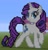 Size: 448x463 | Tagged: safe, rarity, pony, unicorn, female, horn, mare, minecraft, minecraft pixel art, pixel art, solo