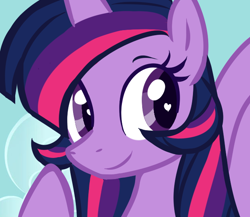 Size: 640x555 | Tagged: safe, artist:marytheechidna, derpibooru import, twilight sparkle, twilight sparkle (alicorn), alicorn, pony, alternate hairstyle, heart eyes, solo, wingding eyes