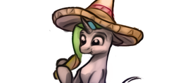 Size: 800x382 | Tagged: safe, artist:alumx, princess celestia, alicorn, pony, :t, burrito, eating, female, hat, mare, simple background, solo, sombrero, transparent background