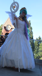 Size: 1456x2592 | Tagged: safe, artist:shotalicious, princess celestia, human, cosplay, irl, irl human, photo