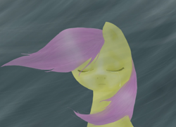 Size: 880x635 | Tagged: safe, artist:waggytail, fluttershy, pegasus, pony, female, mare, solo, windswept mane