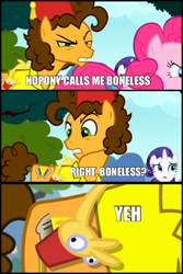 Size: 1200x1800 | Tagged: safe, boneless, cheese sandwich, pinkie pie, earth pony, pony, pinkie pride, meme