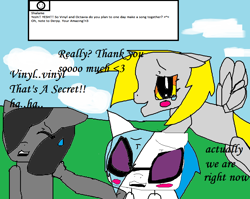 Size: 970x772 | Tagged: safe, derpy hooves, dj pon-3, octavia melody, vinyl scratch, earth pony, pegasus, pony, 1000 hours in ms paint, female, lesbian, mare, ms paint, scratchtavia, shipping