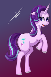 Size: 2000x3000 | Tagged: safe, artist:galinn-arts, starlight glimmer, pony, unicorn, crying, solo, tears of joy