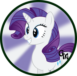 Size: 1024x1001 | Tagged: safe, artist:koonzypony, rarity, pony, unicorn, button, female, happy, horn, mare, solo