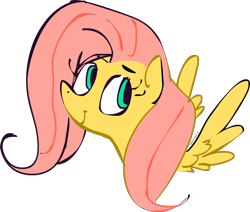 Size: 1200x1019 | Tagged: safe, artist:heckfucker, artist:originalwocky, artist:rwko, fluttershy, pegasus, pony, bust, cute, female, mare, portrait, shyabetes, simple background, solo, transparent background