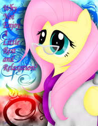 Size: 1842x2356 | Tagged: safe, artist:iflysna94, fluttershy, pegasus, pony, female, glasses, mare, solo