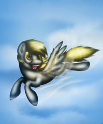 Size: 1024x1229 | Tagged: safe, artist:lupiarts, derpy hooves, pegasus, pony, female, mare, solo