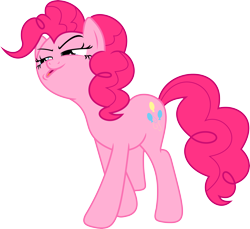 Size: 5000x4586 | Tagged: safe, artist:darknisfan1995, pinkie pie, earth pony, pony, pinkie pride, 8^y, absurd resolution, simple background, solo, transparent background, vector