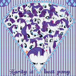 Size: 640x640 | Tagged: safe, artist:nick1925, rarity, pony, unicorn, female, horn, mare, solo, white coat