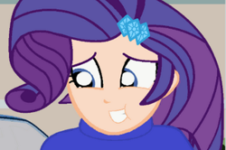 Size: 400x266 | Tagged: safe, artist:garretthegarret, rarity, equestria girls, cropped, humanized