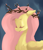 Size: 840x975 | Tagged: safe, artist:twitchykismet, fluttershy, pegasus, pony, eyes closed, flower, solo