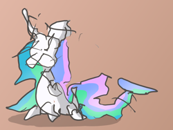 Size: 1280x961 | Tagged: safe, artist:switchy, princess celestia, alicorn, pony, 1000 hours in ms paint, abstract, ms paint, nightmare fuel, quality, solo, wat, what has science done