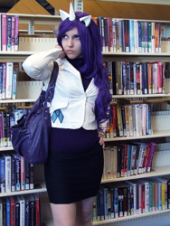 Size: 1000x1333 | Tagged: safe, artist:couratiel, rarity, human, cosplay, irl, irl human, photo