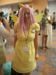 Size: 3000x4000 | Tagged: safe, fluttershy, princess celestia, human, cosplay, irl, irl human, photo