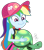 Size: 479x550 | Tagged: safe, artist:ilaria122, derpibooru import, rainbow dash, tank, aww... baby turtles, better together, equestria girls, clothes, cute, dashabetes, geode of super speed, hat, magical geodes, simple background, swimsuit, transparent background