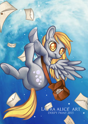 Size: 1280x1811 | Tagged: safe, artist:sprucie, derpy hooves, pegasus, pony, female, mare, solo