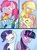 Size: 1936x2592 | Tagged: safe, artist:hayley1432, derpibooru import, applejack, fluttershy, pinkie pie, rainbow dash, rarity, twilight sparkle, twilight sparkle (alicorn), alicorn, earth pony, pegasus, pony, unicorn, female, mane six, mare